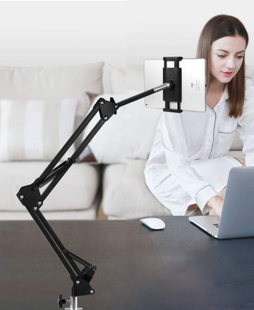 Mangebot™ Universal Adjustable Tablet/Phone Holder - Long Arm Style